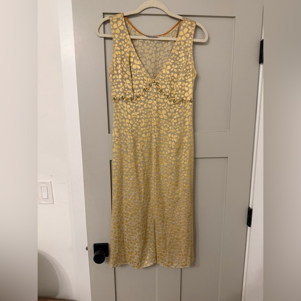 Yellow Parisian Slip Dress size 40